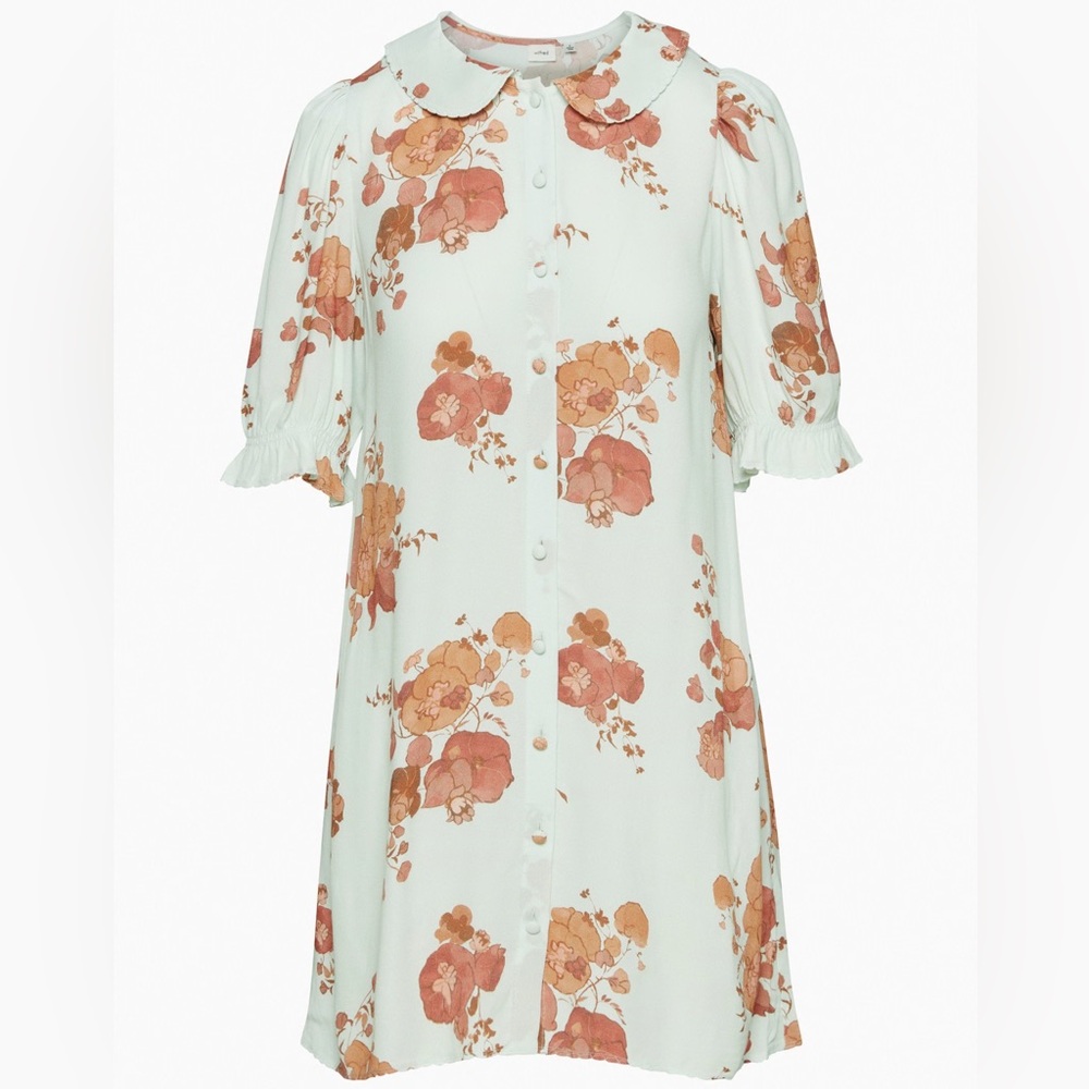 Wilfred Poppins Dress in Snowmelt Bl/ Maplewood size Medium